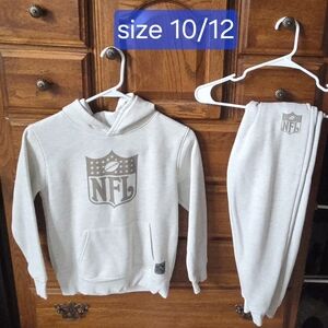 NFL Kids Cream Hoodie and Sweatpants Set